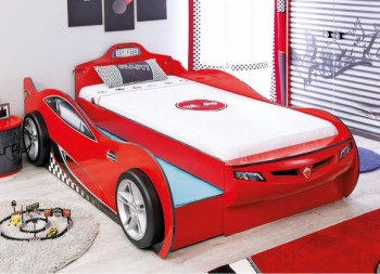 CARBED Кровать-машина Coupe с выдвижной кроватью Red 20.03.1306.00 в Ташаре - tashara.mebel54.com | фото