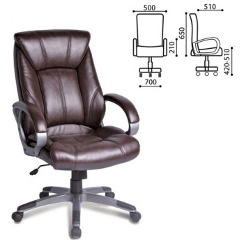 Кресло офисное BRABIX Maestro EX-506 (коричневый) в Ташаре - tashara.mebel54.com | фото