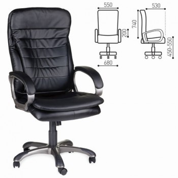 Кресло офисное BRABIX Omega EX-589 (черное) в Ташаре - tashara.mebel54.com | фото