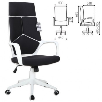 Кресло офисное BRABIX Prime EX-515 (черная ткань) в Ташаре - tashara.mebel54.com | фото