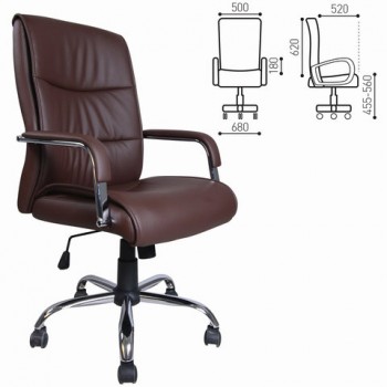 Кресло офисное BRABIX Space EX-508 (коричневый) в Ташаре - tashara.mebel54.com | фото