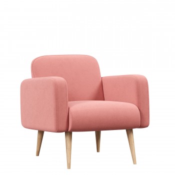 Уилбер ЛД.306010.000 Кресло (Светло-розовый, ткань UNI IDEA 1031) в Ташаре - tashara.mebel54.com | фото
