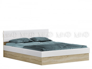 Кровать с подъемным механизмом 1,6 спальня Фортуна (Дуб сонома/белый глянец) в Ташаре - tashara.mebel54.com | фото