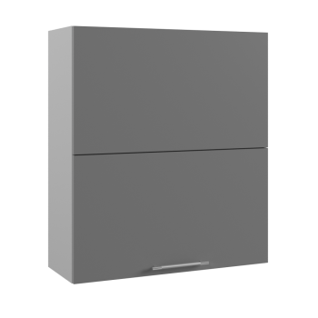 Ройс ПГПМ 800 Шкаф верхний Blum Aventos HF (Графит софт/корпус Серый) в Ташаре - tashara.mebel54.com | фото
