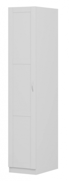 Шкаф однодверный Пегас сборный белый в Ташаре - tashara.mebel54.com | фото