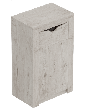 Тумба с дверцей и ящиком Соренто Дуб бонифаций/Кофе структурный матовый в Ташаре - tashara.mebel54.com | фото